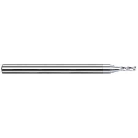 Harvey Tool 3/8 in. Cutter dia. x 2.0000 in. 2 Carbide Square End Mill for Aluminum Alloys, 3 Flutes 923124-C8